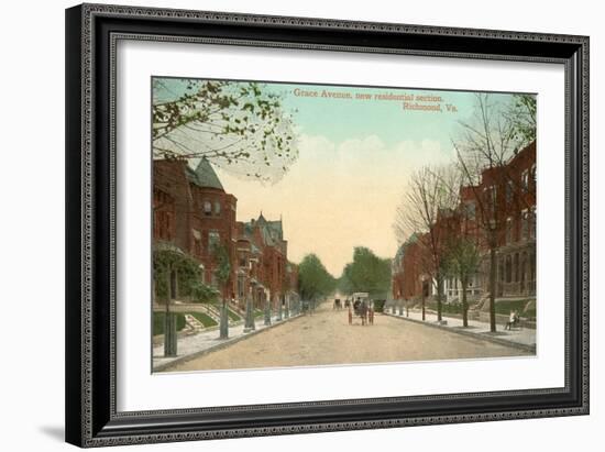 Grace Avenue, Richmond, Virginia-null-Framed Art Print