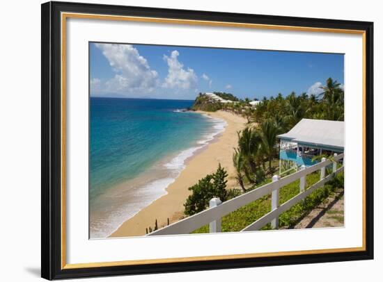 Grace Bay and Beach, St. Mary, Antigua, Leeward Islands, West Indies, Caribbean, Central America-Frank Fell-Framed Photographic Print