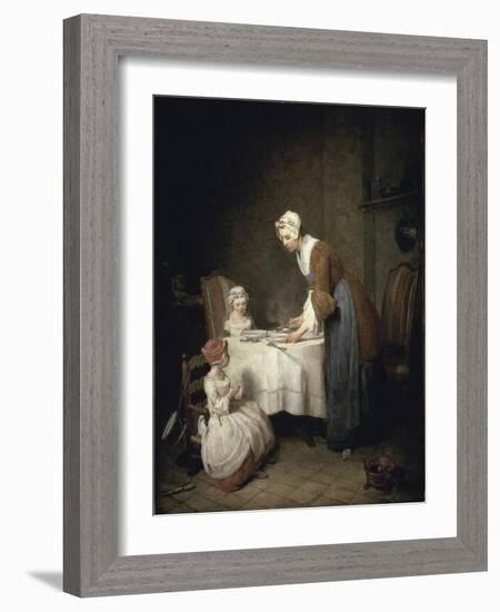 Grace Before a Meal-Jean-Baptiste Simeon Chardin-Framed Giclee Print