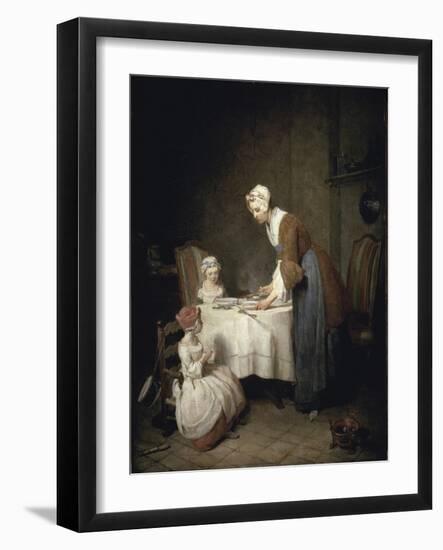 Grace Before a Meal-Jean-Baptiste Simeon Chardin-Framed Giclee Print