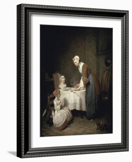 Grace Before a Meal-Jean-Baptiste Simeon Chardin-Framed Giclee Print