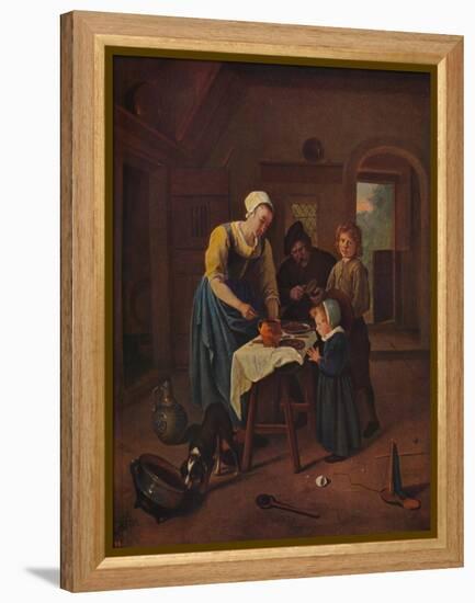 'Grace Before Meat', c1665, (c1915)-Jan Steen-Framed Premier Image Canvas