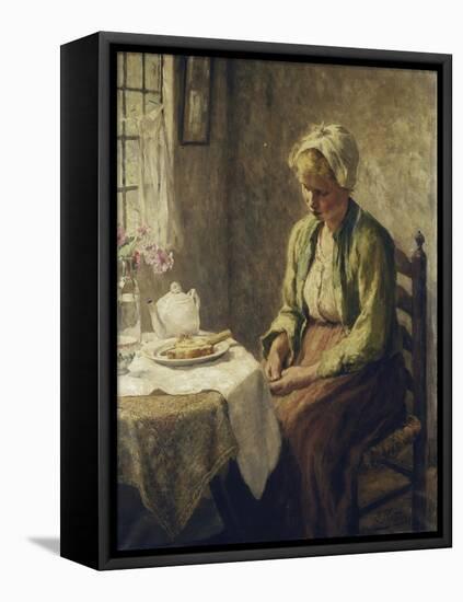 Grace before the Meal-Evert Pieters-Framed Premier Image Canvas