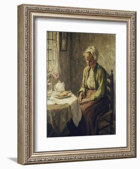 Grace before the Meal-Evert Pieters-Framed Giclee Print