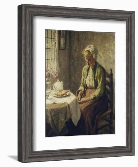 Grace before the Meal-Evert Pieters-Framed Giclee Print