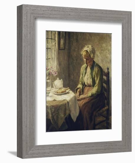 Grace before the Meal-Evert Pieters-Framed Giclee Print