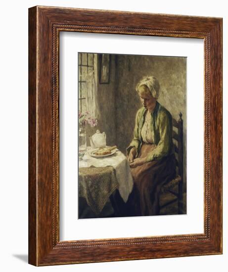 Grace before the Meal-Evert Pieters-Framed Giclee Print