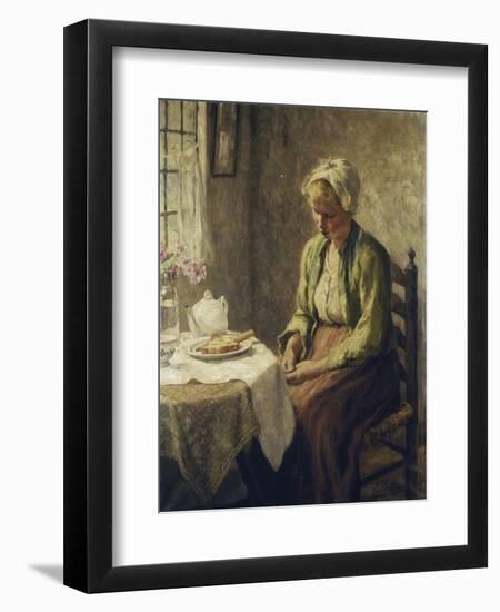 Grace before the Meal-Evert Pieters-Framed Giclee Print