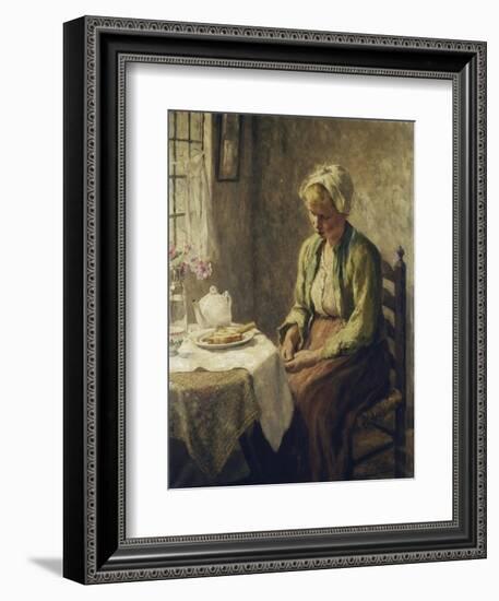 Grace before the Meal-Evert Pieters-Framed Giclee Print