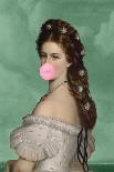 Madame Bubble-Gum-Grace Digital Art Co-Framed Photographic Print