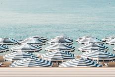 Striped Beach Umbrellas-Grace Digital Art Co-Photographic Print