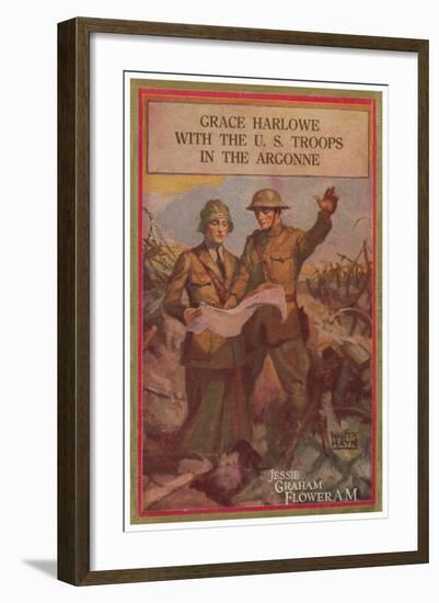 Grace Harlowe With The U.S. Troops In The Argonne-Walter Hayn-Framed Art Print