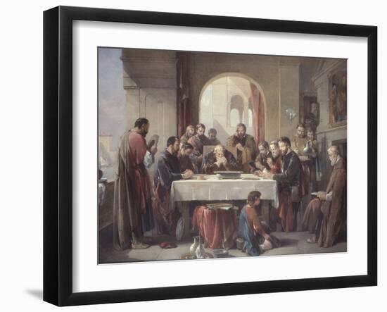 Grace in the Refectory-George Cattermole-Framed Giclee Print