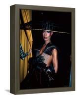 Grace Jones, Wearing Unusual Hat-John Paschal-Framed Premier Image Canvas