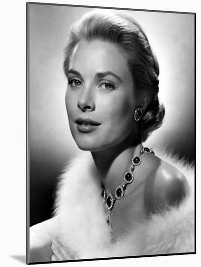 Grace Kelly, 1955-null-Mounted Photo