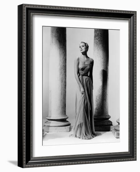 Grace Kelly (b/w photo)-null-Framed Photo