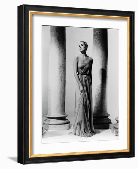 Grace Kelly (b/w photo)-null-Framed Photo