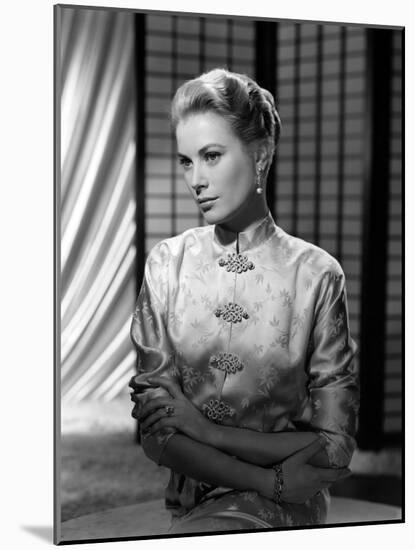 Grace Kelly (b/w photo)-null-Mounted Photo