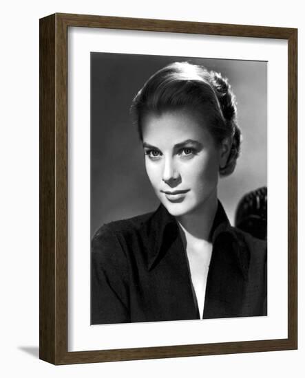 Grace Kelly (b/w photo)-null-Framed Photo