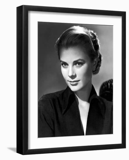 Grace Kelly (b/w photo)-null-Framed Photo