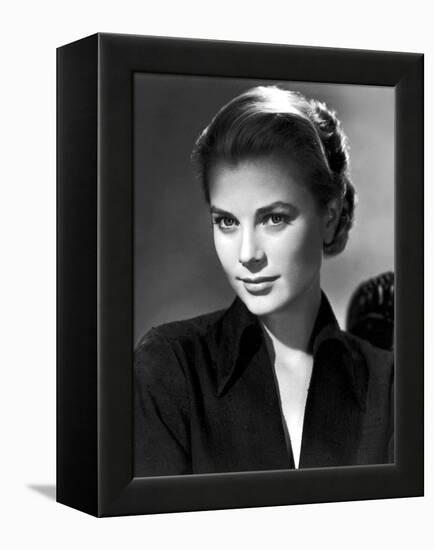 Grace Kelly (b/w photo)-null-Framed Stretched Canvas