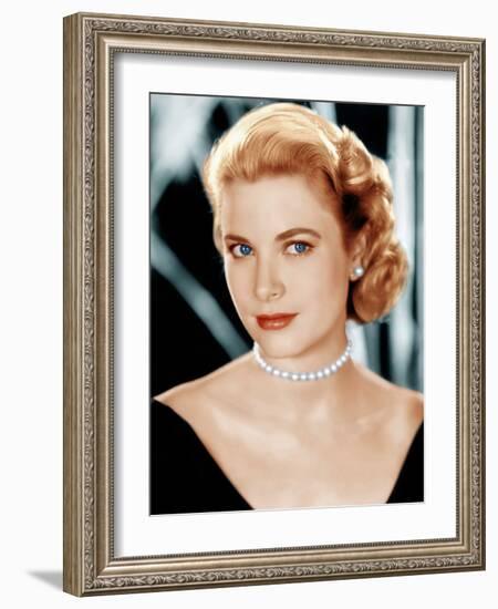 Grace Kelly, ca. 1953-null-Framed Photo