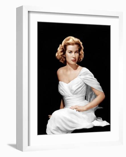 Grace Kelly, ca. 1954-null-Framed Photo