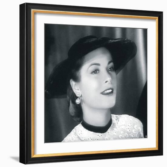 Grace Kelly I-British Pathe-Framed Giclee Print