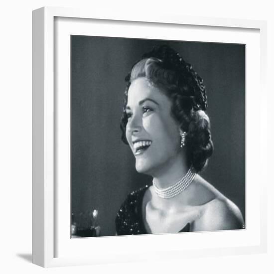 Grace Kelly III-British Pathe-Framed Giclee Print