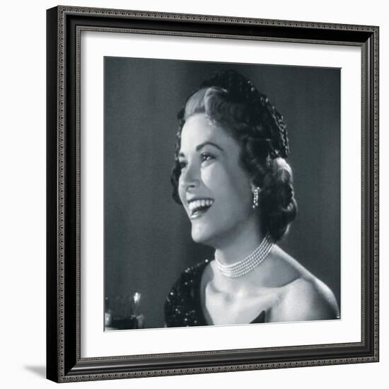 Grace Kelly III-British Pathe-Framed Giclee Print