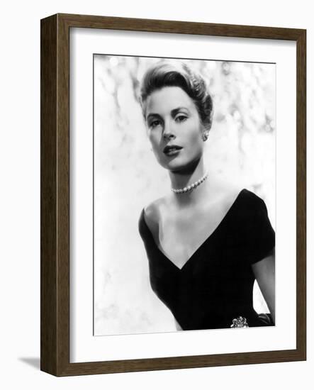 Grace Kelly in 1956-null-Framed Photo