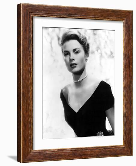 Grace Kelly in 1956-null-Framed Photo