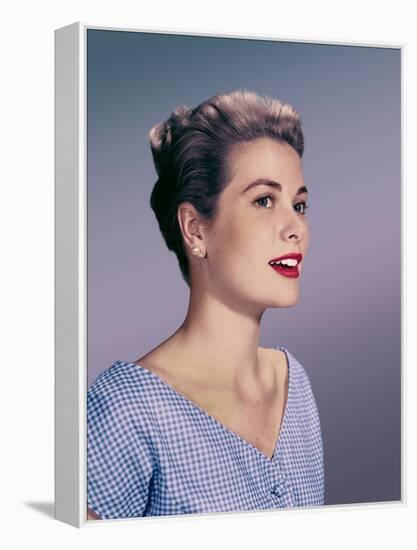 Grace Kelly in the 50's (photo)-null-Framed Stretched Canvas