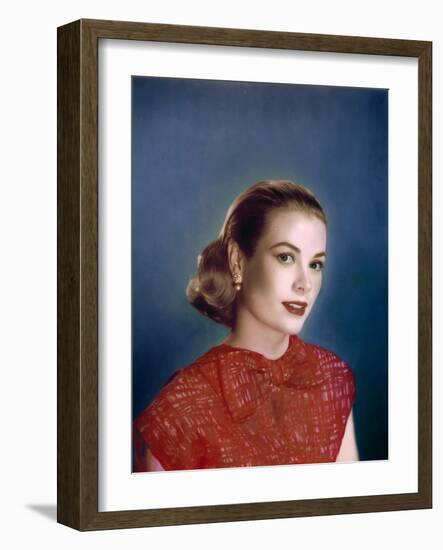 Grace Kelly in the 50's (photo)-null-Framed Photo