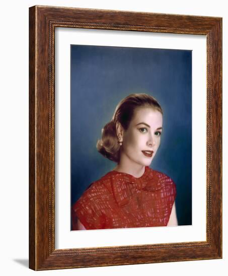 Grace Kelly in the 50's (photo)-null-Framed Photo