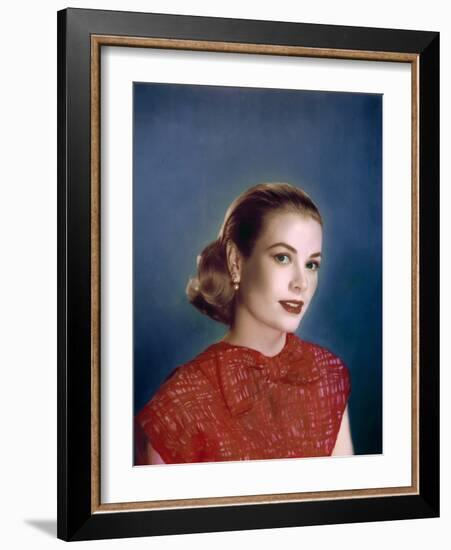 Grace Kelly in the 50's (photo)-null-Framed Photo