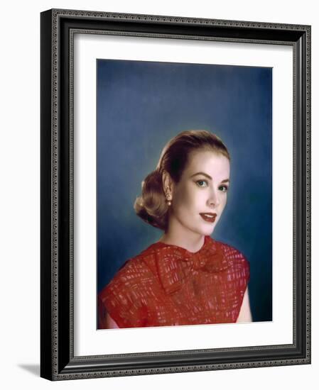 Grace Kelly in the 50's (photo)-null-Framed Photo