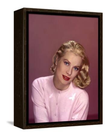 Photo Portrait D'Art De Grace Kelly - Format 55 X 80 Cm - Reproduction Neuf Sous Tube