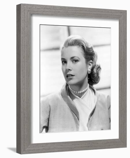 Grace Kelly. "Rear Window" [1954], Directed by Alfred Hitchcock.-null-Framed Photographic Print