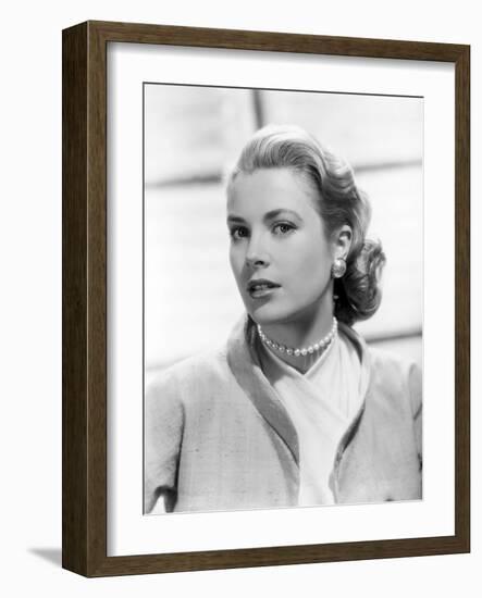 Grace Kelly. "Rear Window" [1954], Directed by Alfred Hitchcock.-null-Framed Photographic Print