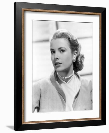 Grace Kelly. "Rear Window" [1954], Directed by Alfred Hitchcock.-null-Framed Photographic Print