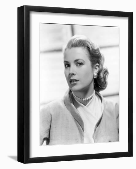 Grace Kelly. "Rear Window" [1954], Directed by Alfred Hitchcock.-null-Framed Photographic Print