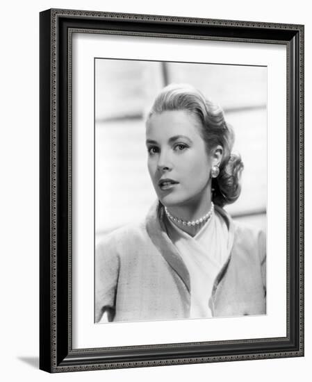 Grace Kelly. "Rear Window" [1954], Directed by Alfred Hitchcock.-null-Framed Photographic Print