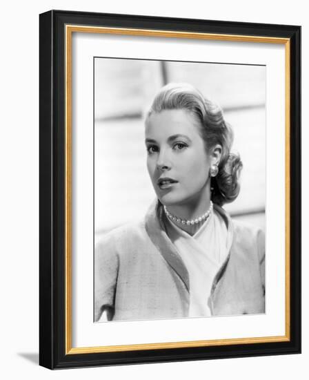 Grace Kelly. "Rear Window" [1954], Directed by Alfred Hitchcock.-null-Framed Photographic Print