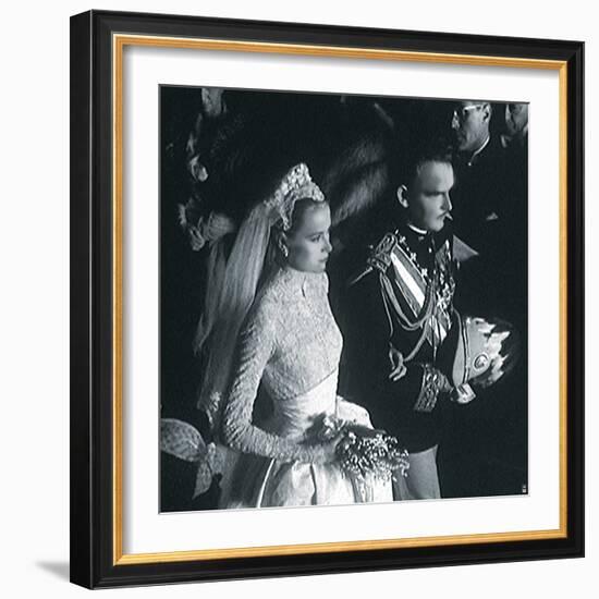 Grace Kelly VI-British Pathe-Framed Giclee Print