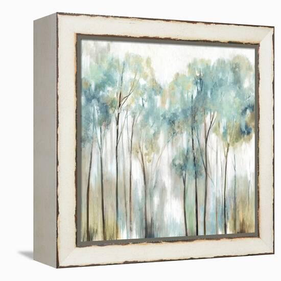 Grace Land Teal Version-Allison Pearce-Framed Stretched Canvas