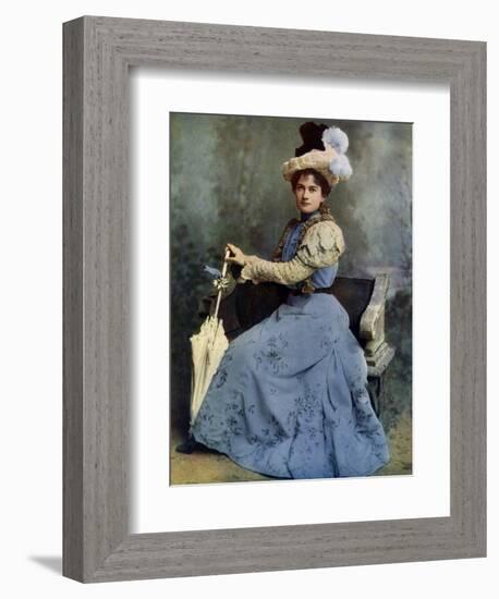 Grace Palotta, Actress, 1899-1900-Window & Grove-Framed Premium Giclee Print