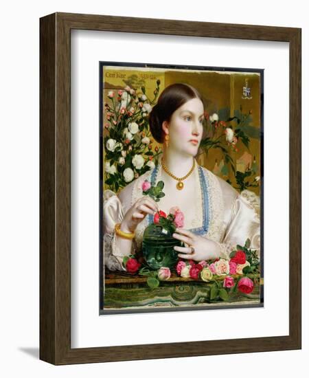 Grace Rose, 1866 (Oil on Panel)-Anthony Frederick Augustus Sandys-Framed Premium Giclee Print