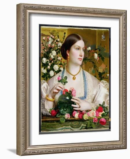 Grace Rose, 1866 (Oil on Panel)-Anthony Frederick Augustus Sandys-Framed Giclee Print