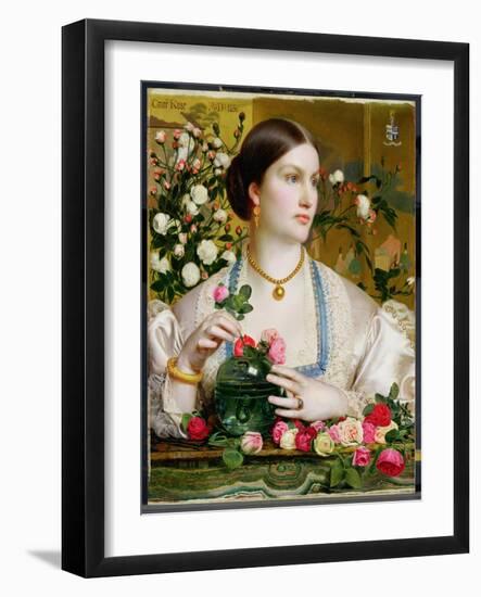 Grace Rose, 1866 (Oil on Panel)-Anthony Frederick Augustus Sandys-Framed Giclee Print